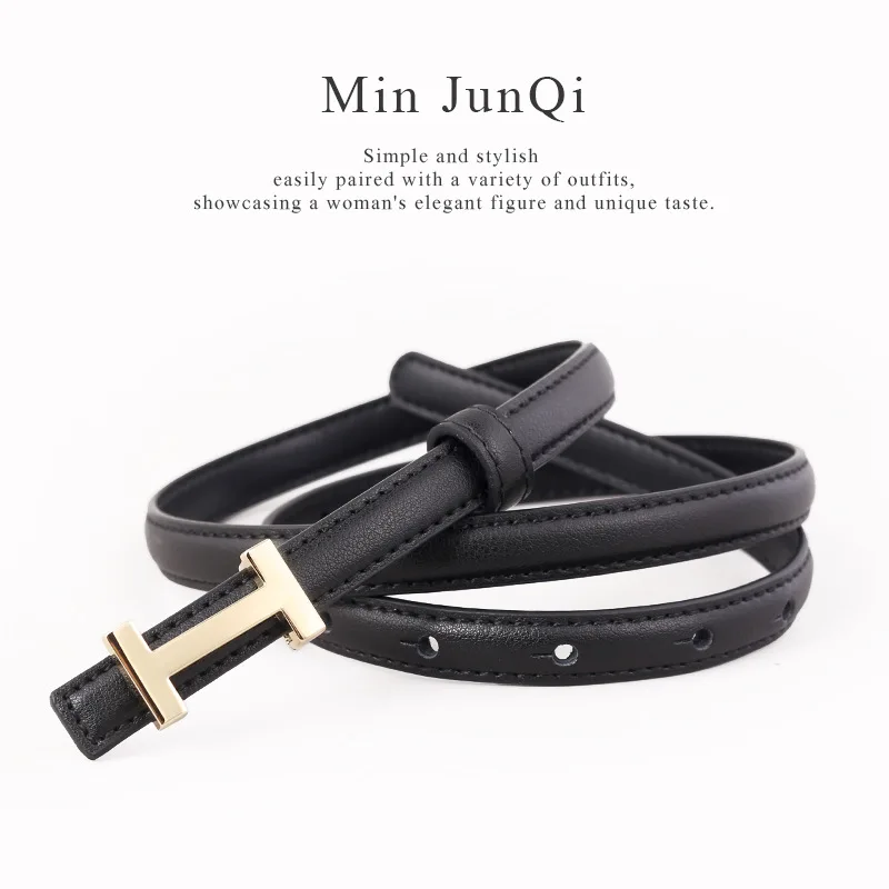 

New Belt female button belt women's skirt jeans strap waist-slimming belt belt