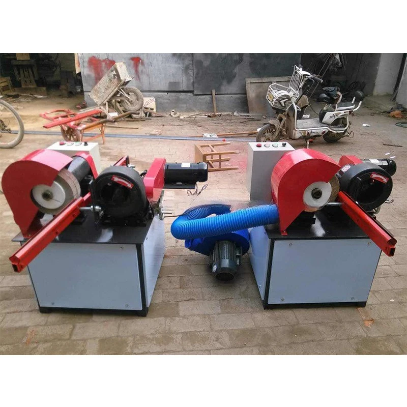 Steel pipe and bar outer circular polishing machine, round pipe and round rod rust removal machine