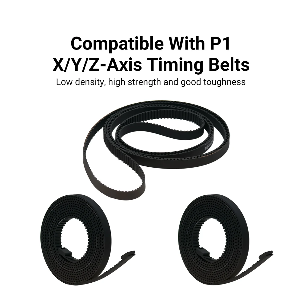 

XYZ Axis Belt Kit For Lab X1 X1S P1P P1S High Temperature Wear Resistance 1142mm 1442mm Synchronous Belt for Bamboo Lab X1 P1