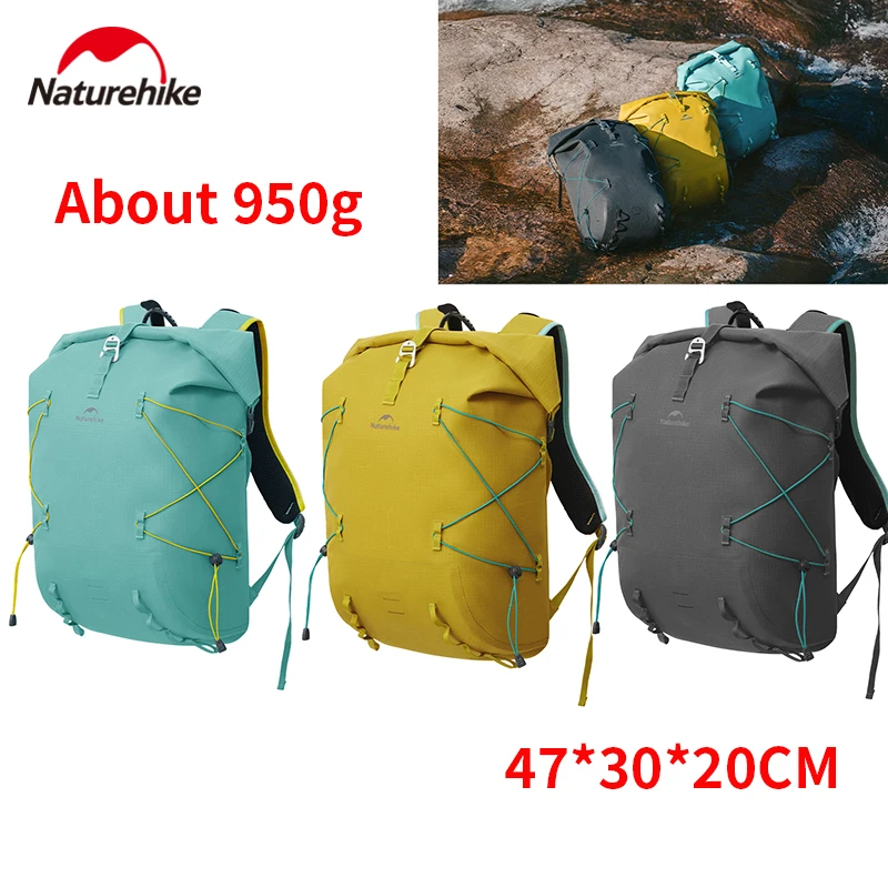 

Naturehike Whale Fall 2.0 Lightweight Shoulders Ipx7 Waterproof 28L Large Capacity Scratch Resistant Wear Resistant About 950g