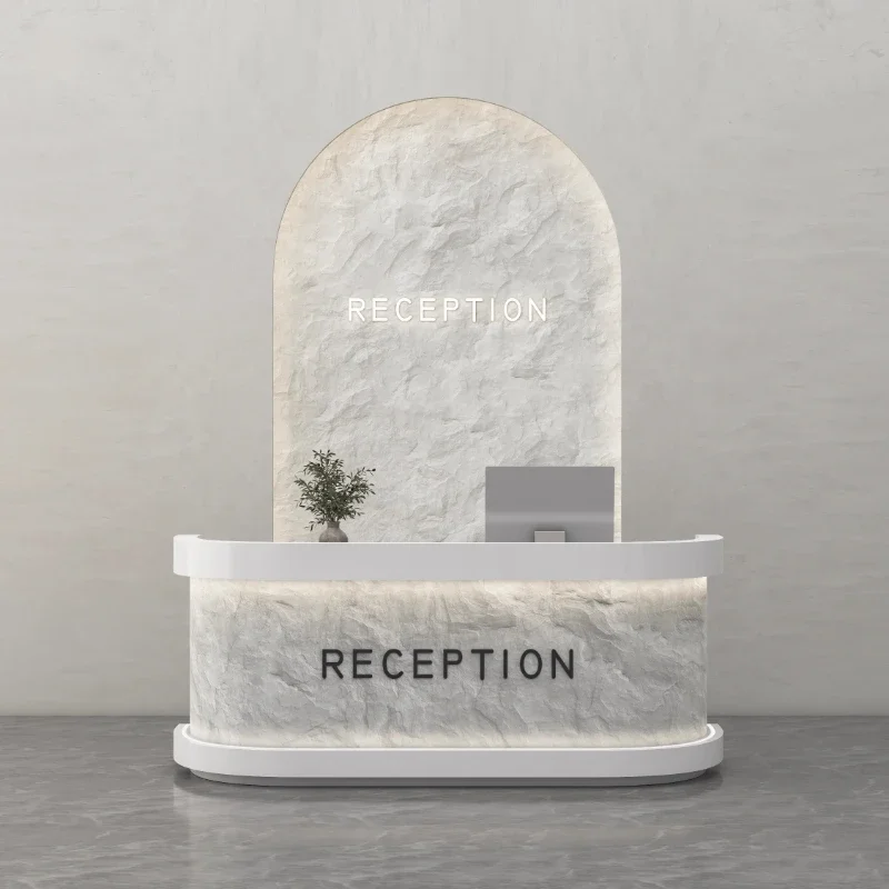 

reception counter console beauty salon counter office furniture home church pulpit desk with drawers Checkout counter front desk