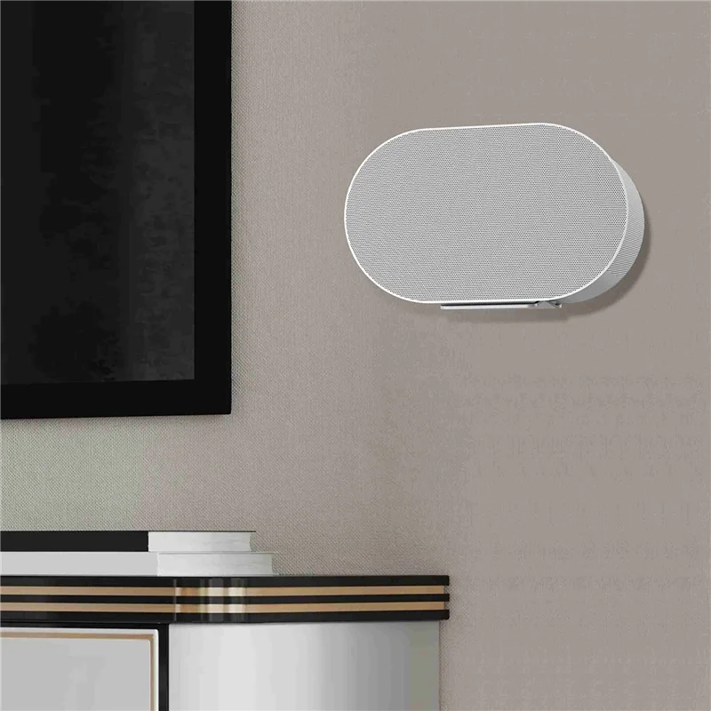 

【Superdeals】2X Wall Mount Metal Stand For Sonos Era 300 Audio Bedroom Wall Storage Holder Organizer Rack Smart Speaker Bracket W