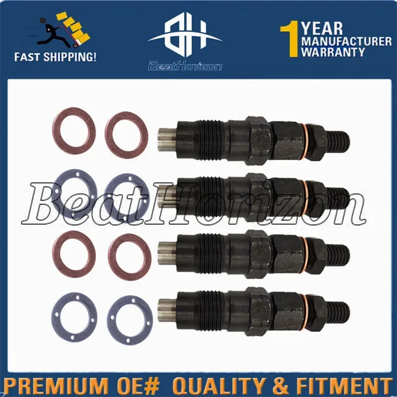 4Pcs New Diesel Fuel Injectors Set 093500-4500 For Hilux Surf 2L-TE 2.4 L New Diesel Injectors fuel supply system Parts