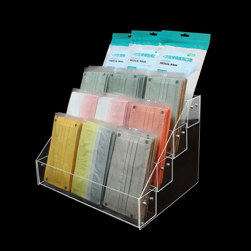 Acrylic shelf for Supermarkets,Retail Stores,Commodity Display Storage Rack,Hand Account Book Stand,Stationery Folding Cabinet