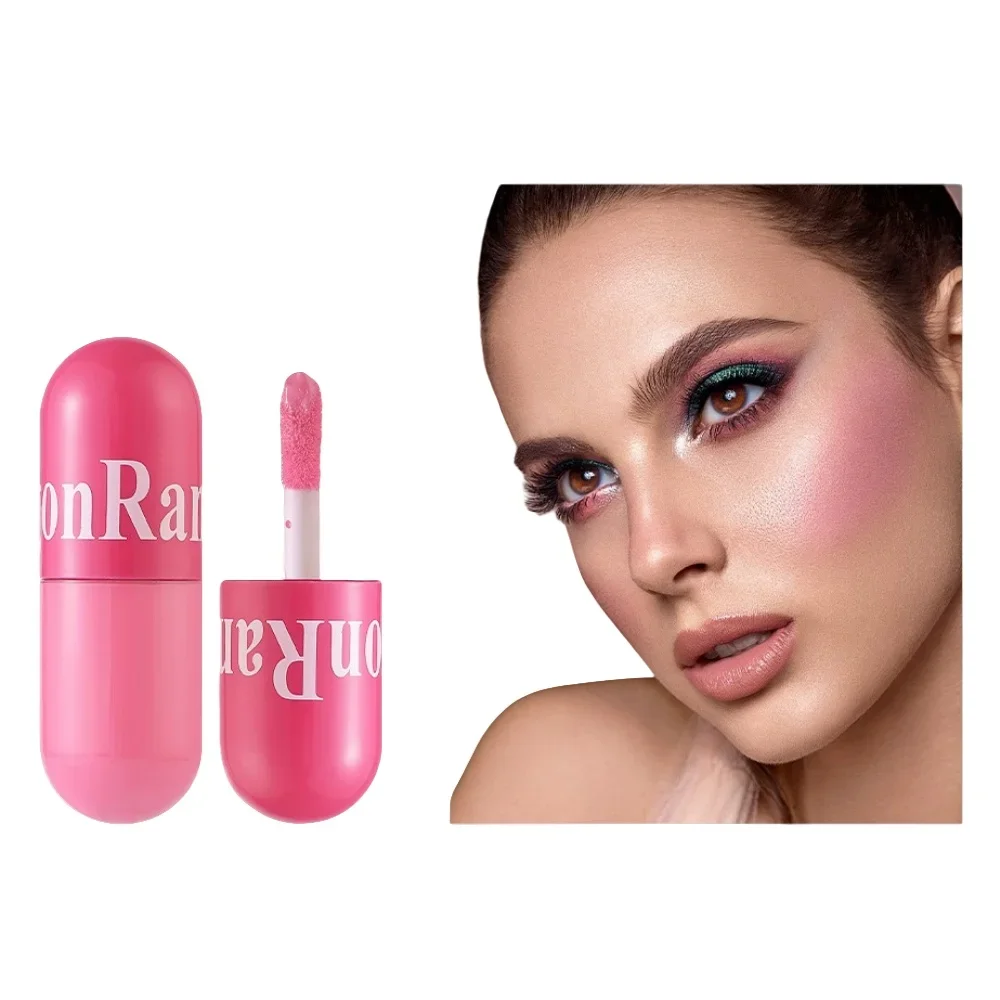 أحمر خدود سائل يدوم طويلاً، مقاوم للماء، طبيعي لتفتيح الخد، مكياج كونتور للوجه، مجموعة هدايا غير قابلة للتلاشي #4