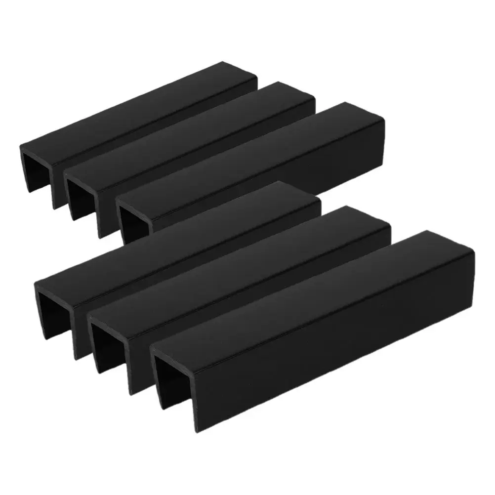 

6Pcs Doorway Gate Fittings U-Shaped Groove Safety Gate Hardware for Baby Child Pet Stairway Indoor Outdoor Barrier Installation