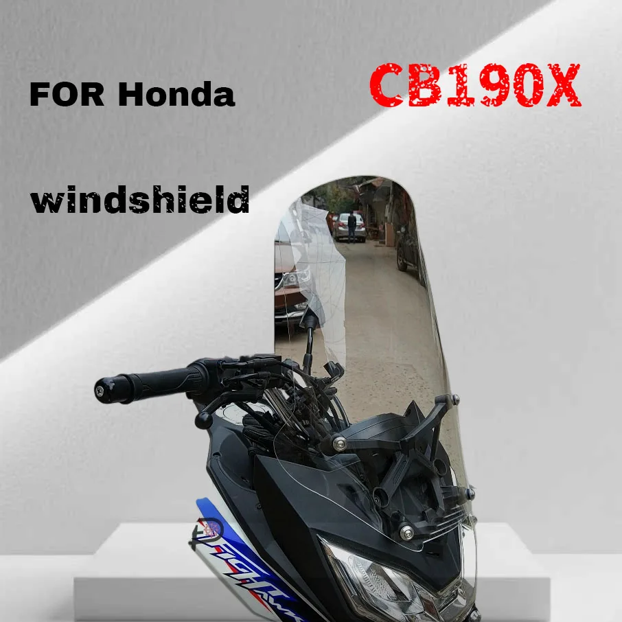 

For Honda CB190X Front Windshield, Windshield, Chest Guard, Honda Rally Car Windshield, Block