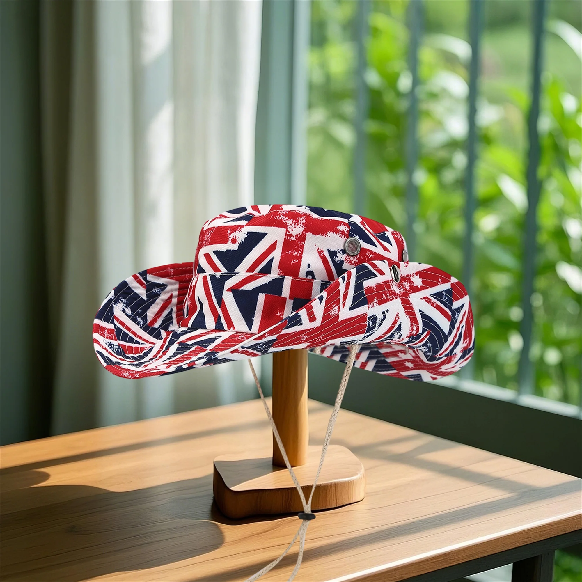 

Unisex Foldable Straw Sun Hat Wide Brim Beach Cap with Adjustable Chin Strap for Outdoor Activities and Travel