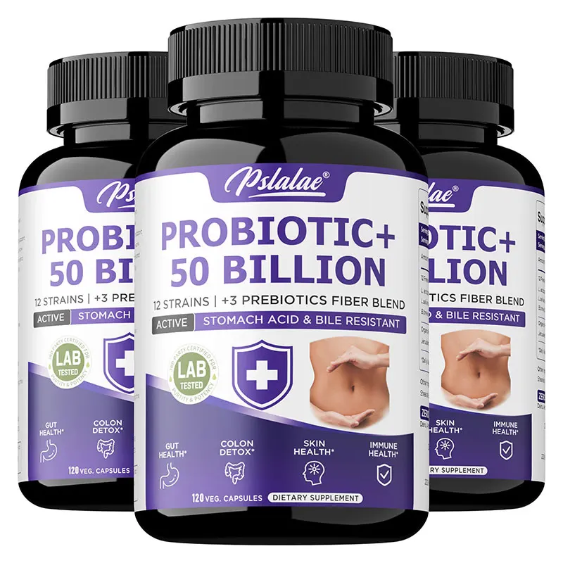 

Probiotic 50 Billion - Promotes Nutrient Digestion, Balances Intestinal Flora, Supports Digestive Health, Enhances Immunity