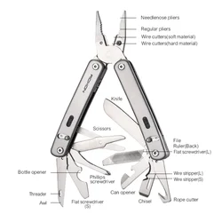 Roxon S804 Flex Multi Tool Open-Source Modulares Design und anpassbares Multitool für den täglichen Transport (EDC) Hobbys und im Freien