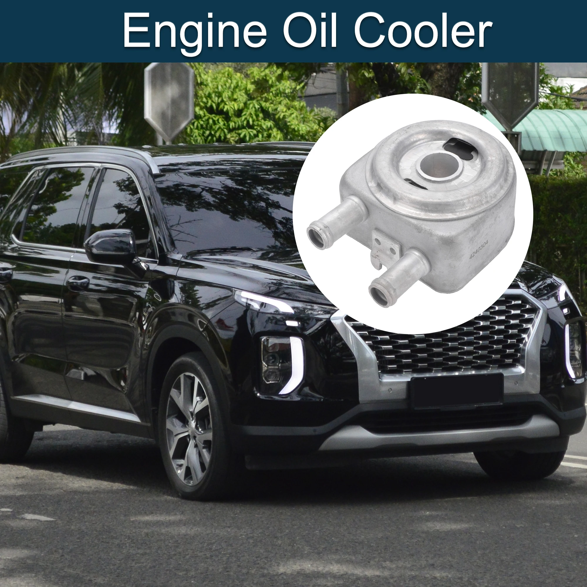 Enfriador de aceite de motor UXCELL con sellos para Hyundai Tucson Sona No.264102G000