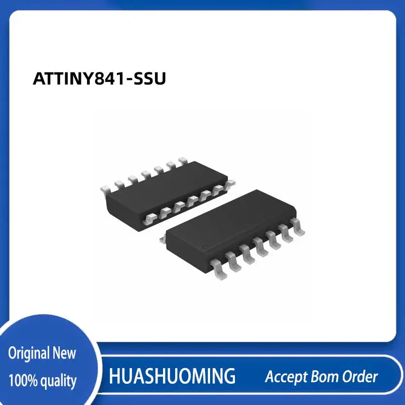 2PCS-10PCS/LoT New  ATTINY841-SSU SOP-14 ATTINY841    ATTINY841-S   841    SOP14