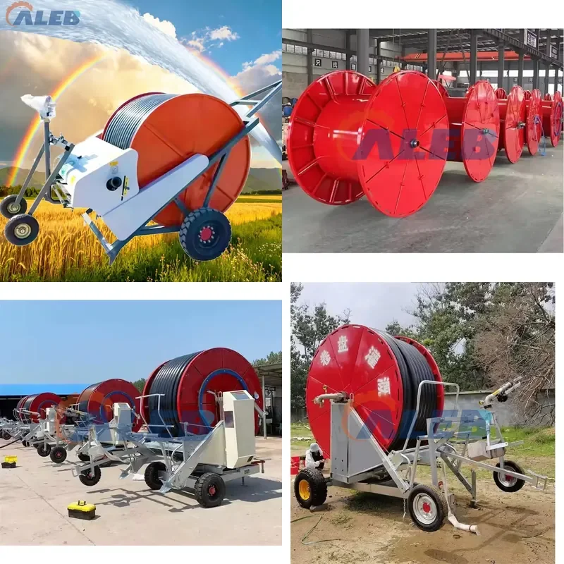 SFW Certificate Space Saving Travelling Irrigation System Rain Irrigation Machine Full Coverage for Pasture Breeding