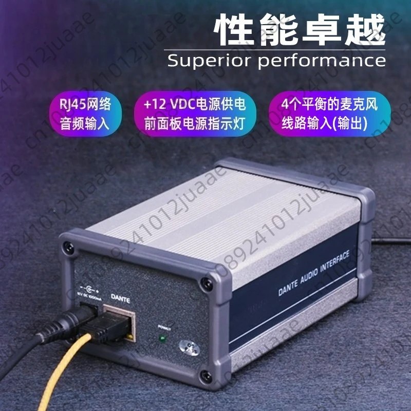 Dante System Manager 4 Channel Meeting Room Public Broadcasting Network Audio Interface Microphone Line Phoenix Plug Connector