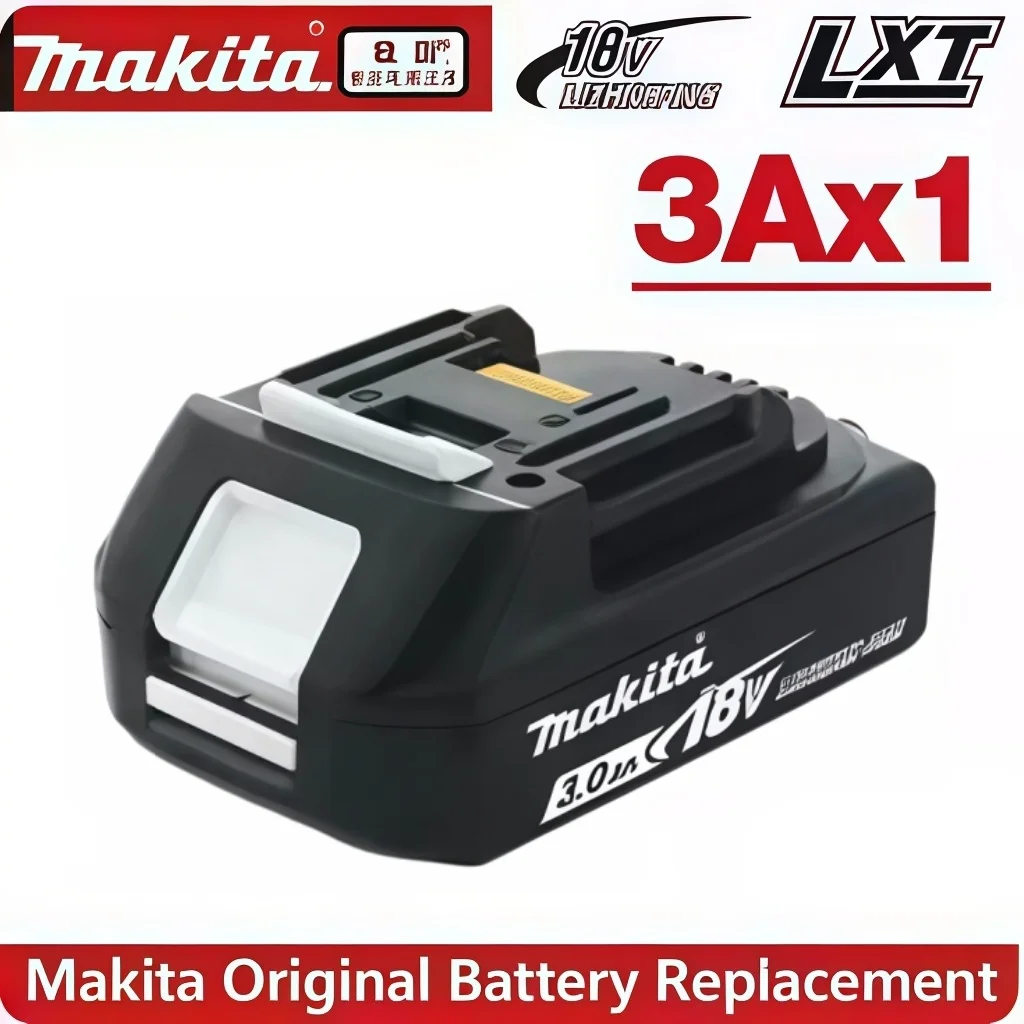 Full Set Genuine Makita 18V 3.0Ah Battery And Charger, Replacement Accessory For BL1850B BL1840B Various Power Tools