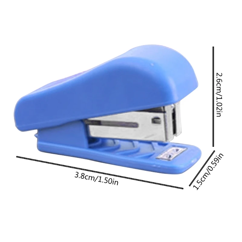 Mini Stapler Set Paper Binder Stationery Office Binding Tools School Office Supplies for Students