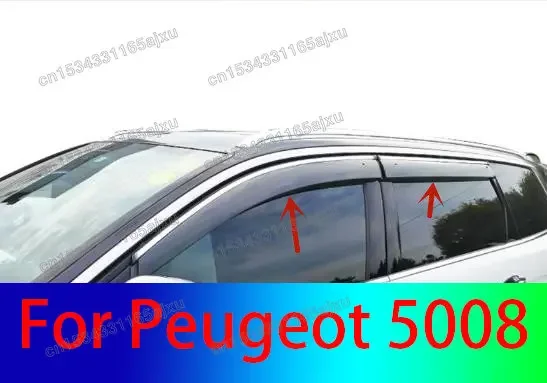 

Car Window Rain Eyebrows Car Window Rain File Rain Board Breathable Decoration Car Styling For Peugeot 5008 2017-2021