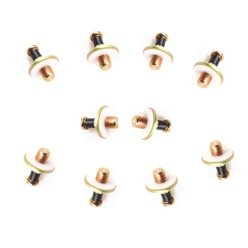 

10 шт., сенсорная защелка для двери автомобиля, стопорный штифт для Jetta Polo A100 A200 Passat B3B4B5 Golf MK2MK3 Seat Toledo 357837034 357 837 034