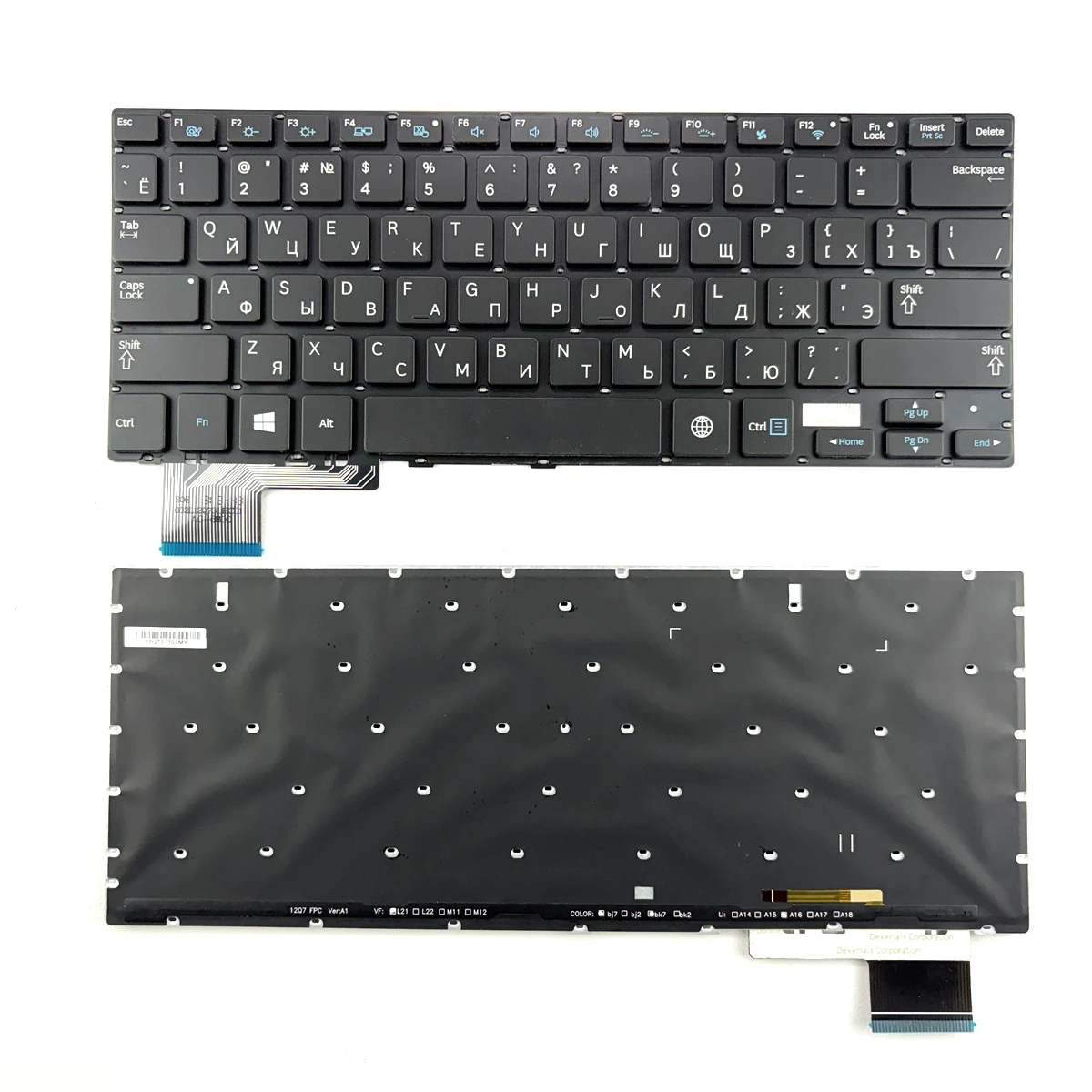 Teclado Retroiluminado Russo (RU) para Notebook Samsung NP730U3E NP740U3E 740U3E-X02 740U3E-S01 Layout US RU
