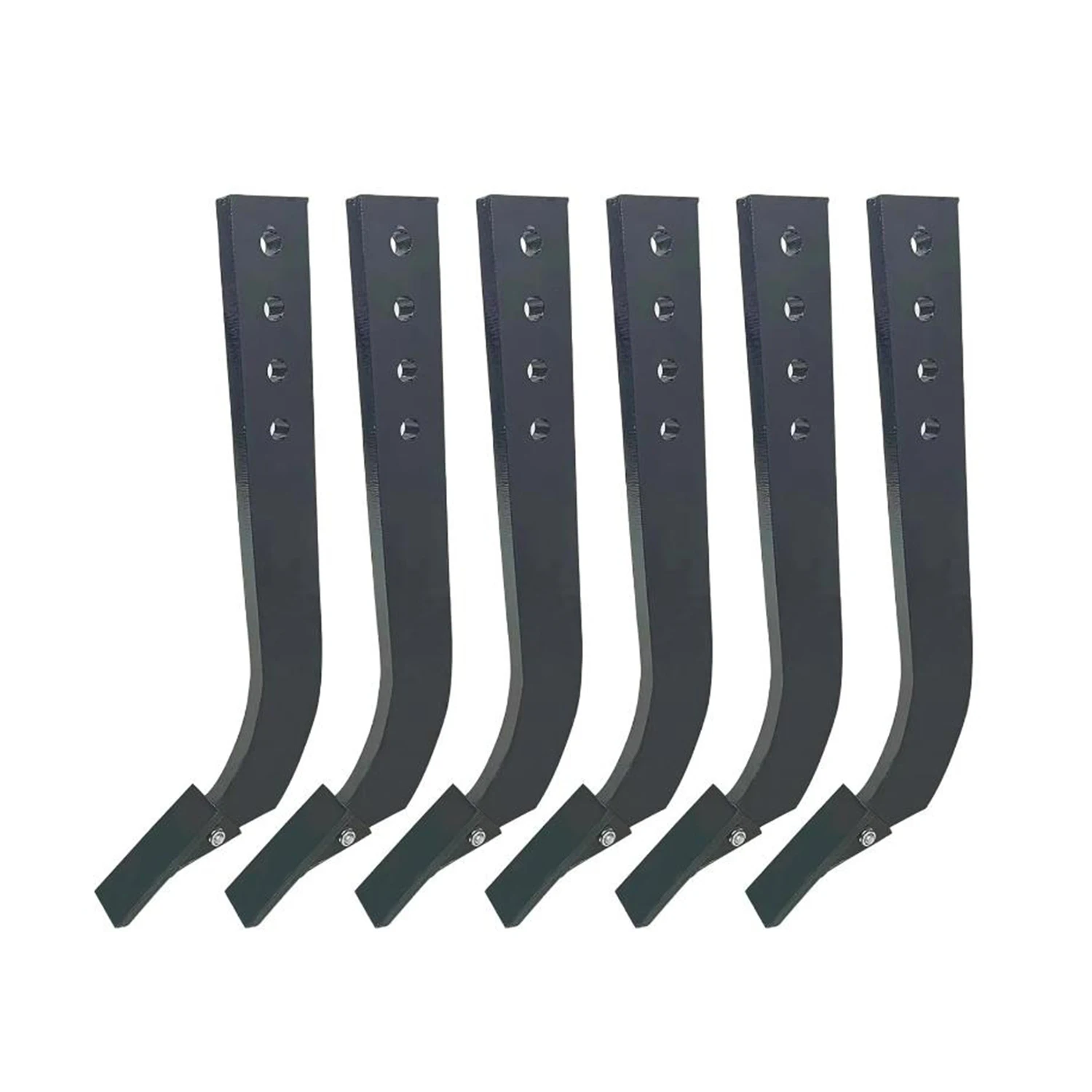 5PCS Box Blade Shank with 4 Holes for Tractor 18 in Ripper Shanks Ripper Point/Scarifier Tooth for Replacement, Digging, Plowing