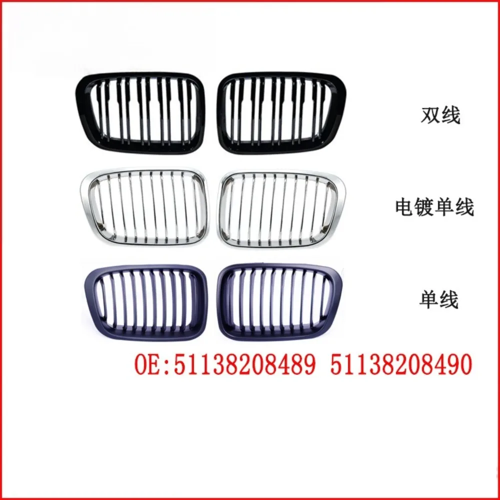 Car ABS Front Bumper Radiator Kidney Grilles Gril For BMW E46 3 Series 1998 1999 2000 2001 Car Styling