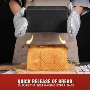 Lmetjma-kapaklı Pullman Somun Tavası, yapışmaz ekmek sote tavası, karbon çeliği, kutu, hediye oluklu mukavva, oluklu mukavva, kek kalıbı, JT157, 1 lb. Tencerede ilk 10 satış makarna-no. 7