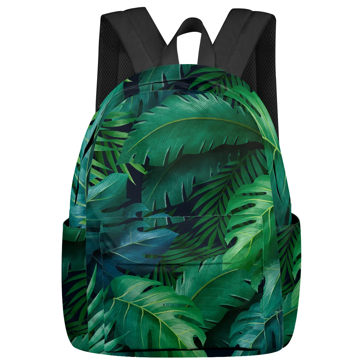 

Green Leaves Plants Tropical Jungle Backpacks Teenagers Student School Bags Laptop Backpack Men Women Female Travel Mochila