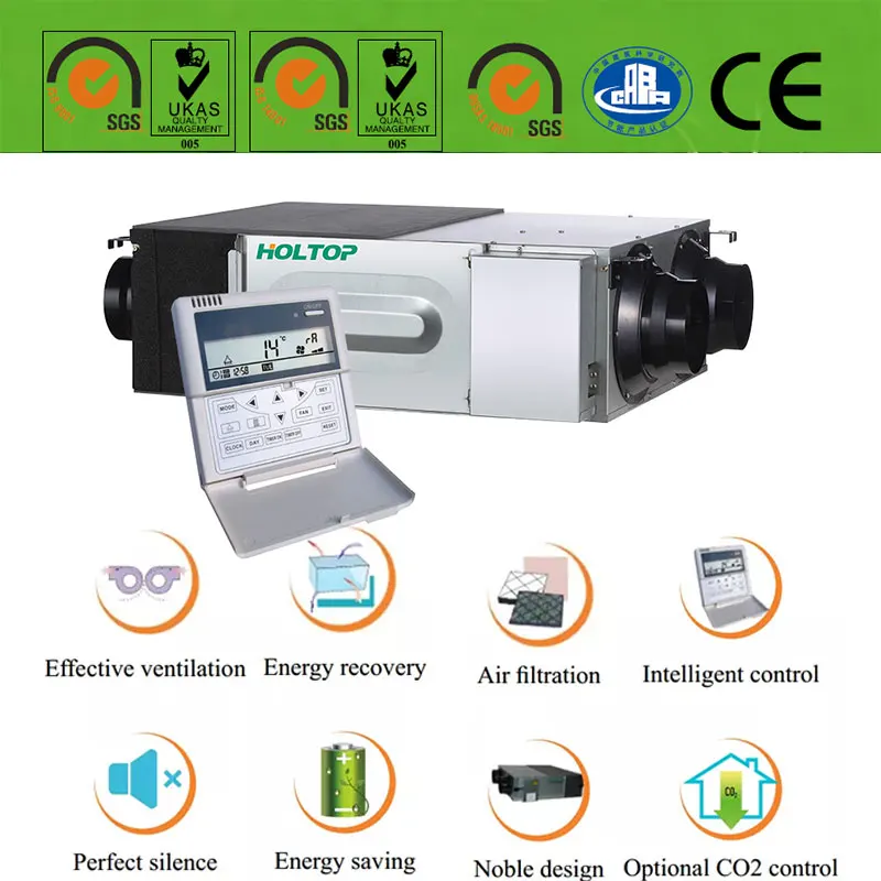 Residential Commercial Factory Mvhr air Heat Exchange Fresh air Ventilation System Hrv Erv Recirculation Ventilation System