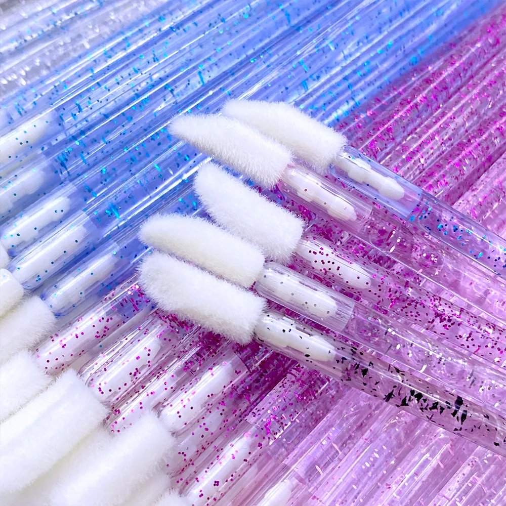 500 قطعة مجموعة فرش المتاح عصي الماسكارا الشفاه فرش Microbrush قضيب مسحة ل رمش تمديد الحاجب أدوات ماكياج