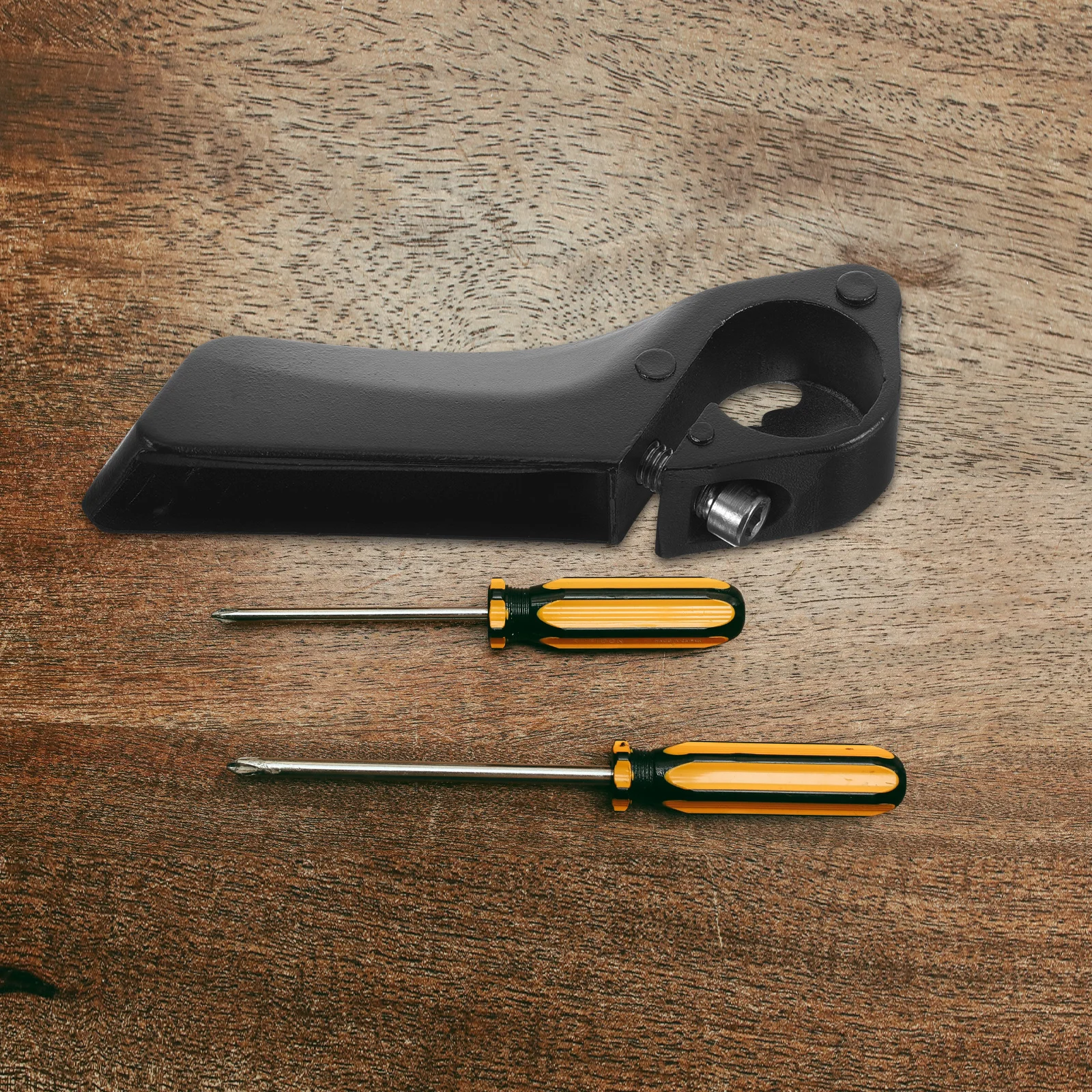 1Pair Aluminum Alloy Bike Handlebar Ends Ergonomic Shock Absorption Grip Cycling Handle Rest for Mountain Road Bike Accessories