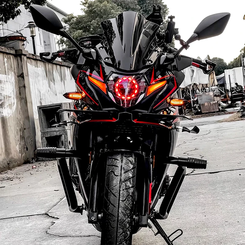 دراجة نارية رياضية دراجة هوائية الجناح الجانبي هدية تدفق الهواء منحرف الرياح سكين العالمي اكسسوارات لياماها كاواساكي الخ #3