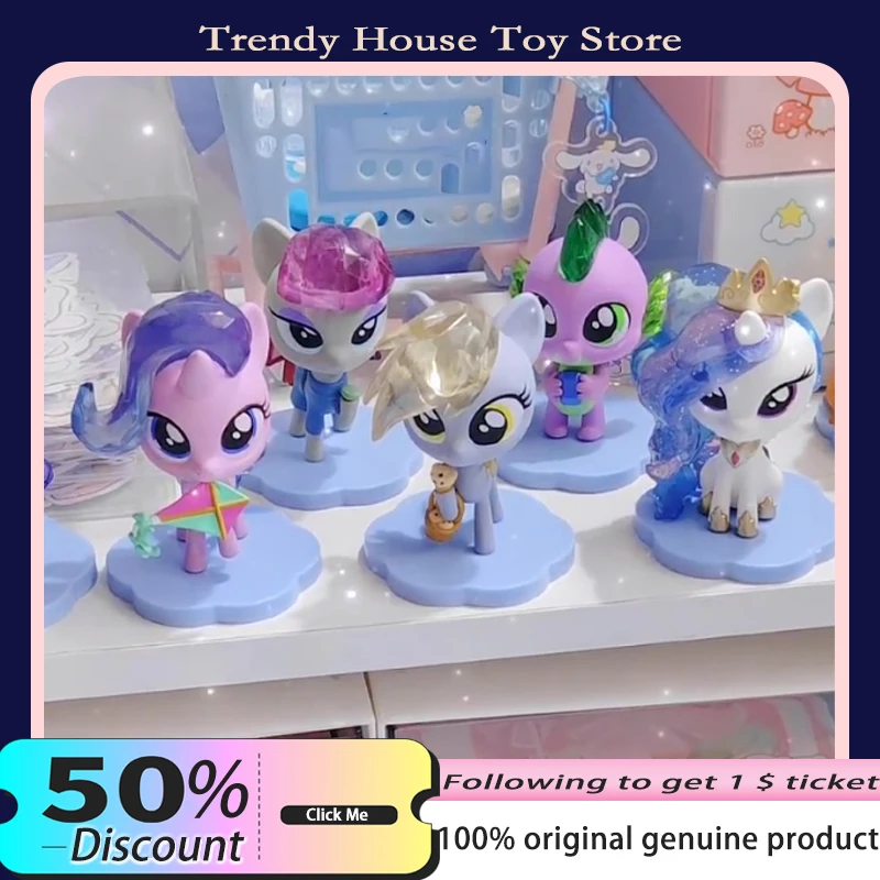 

Hot My Little Pony 2 Gen Series слепая коробка Mighty Jaxx милые фигурки героев Mystery Box коллекционная модель куклы декор комнаты подарки для девочек