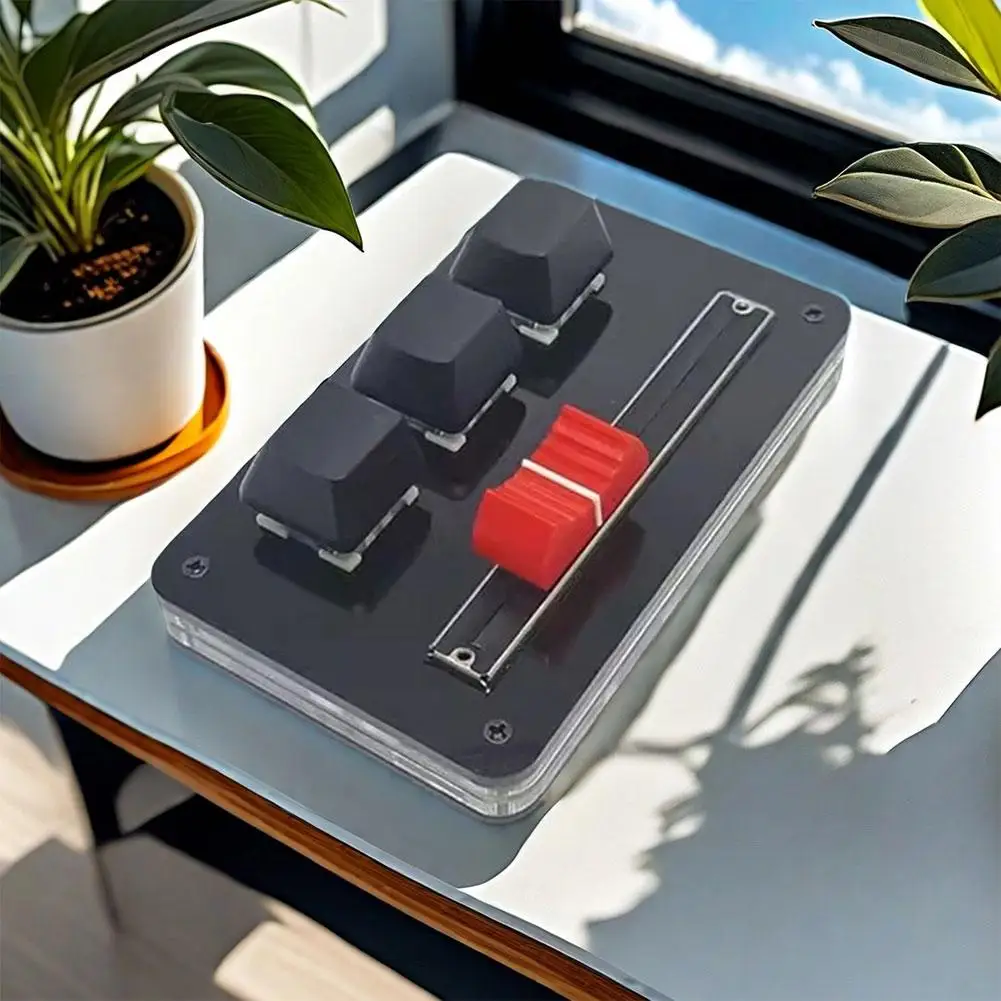 Adjustable Recording Volume Mini Pad 3 Usb Bluetooth Midi Custom Programmable Macro Mechanical Board For Gaming E8o7