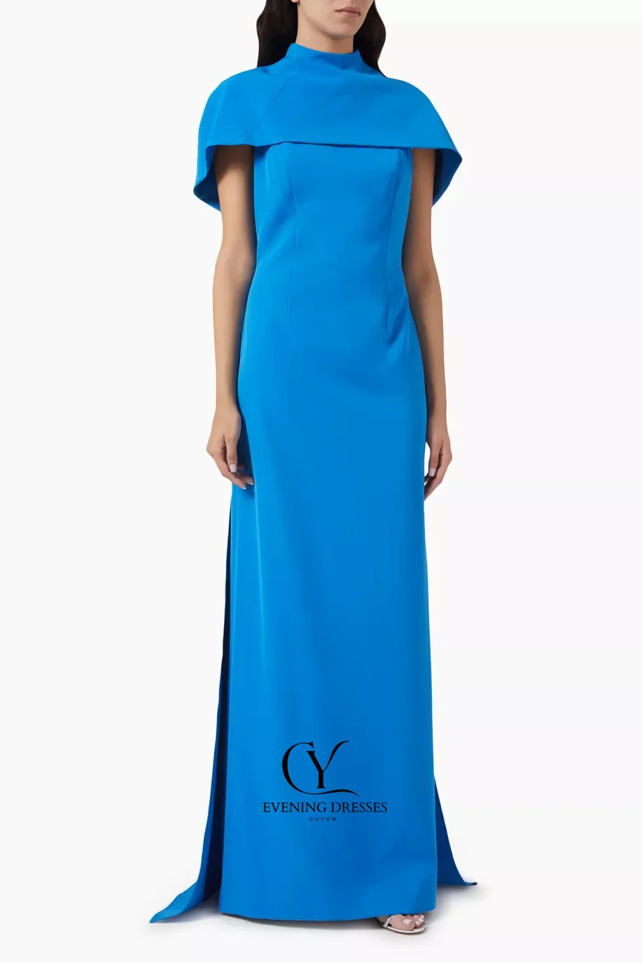 CUYUN Angepasst Frauen Prom Kleid Angepasst Kurzarm Party Kleid Charming Meerjungfrau Taste Party Kleid Frauen Abendkleid