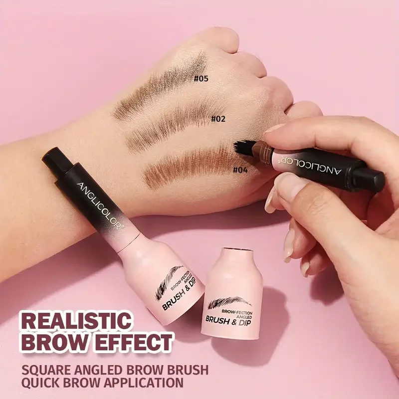 Wild yebrow Cream Waterproof Not Smudge Eyebrow Cream Long Lasting Color Rendering Smear-Proof Makeup 3D Brow Dye Cream Eyebrow