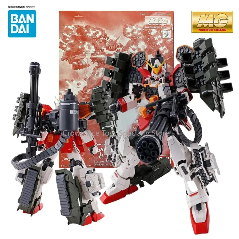 Набор моделей Bandai MG 1/100 Gundam Heavyarms EW Igel пластиковая модель комплект Аниме в сборе модная игрушка фигурки героев манга праздничный подарок