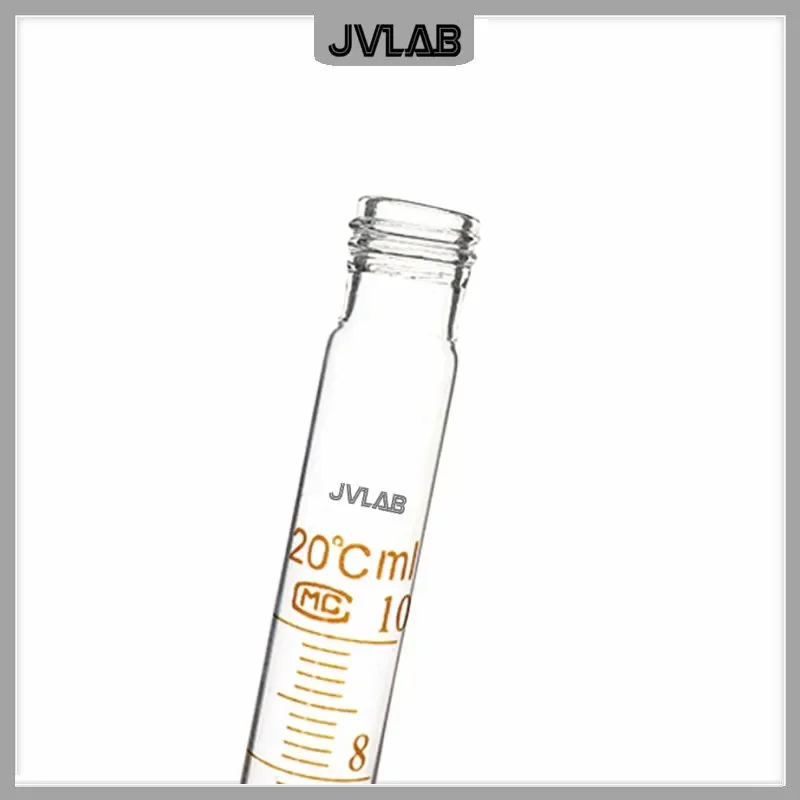 Provette per centrifuga in vetro provette in vetro da 10 ml con tappo a vite e tubo resistente alle alte Temperature diametro 16 mm 10/PK