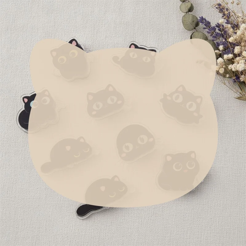 Food Snacks That Are Black - 7Pcs Cute Black Cat Bag Clips