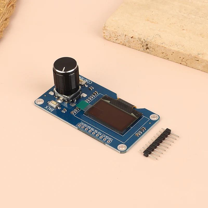 0.96 Inch OLED Display Screen Combined With EC11 Rotary Encoder Module IIC Interface