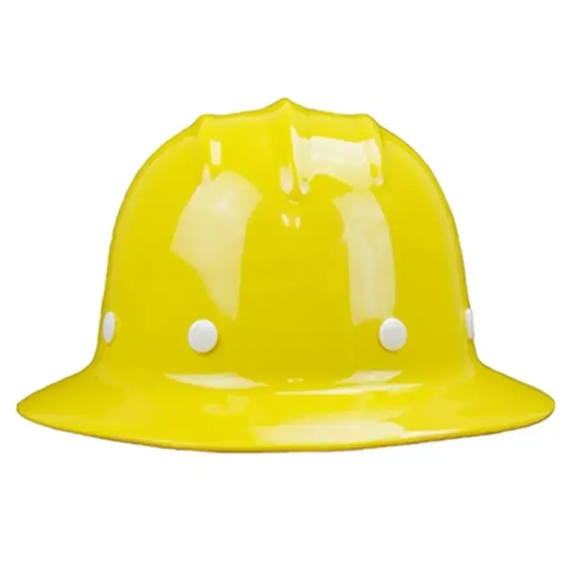 Full Brim Hard Hat, 8-Point Ratchet Suspension, Impact Resistance Safety Helmet Adjustable Hat, Red, Blue, Yellow, White