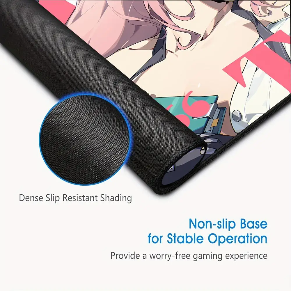 Anime beleza mouse pad zz zenless zona zero mesa jogo xxl anime mouse pad teclado desktop almofada acessórios do computador
