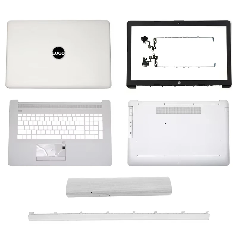 

NEW Laptop Casing For HP Pavilion 17-BY 17-CA 17-CR 470 G7 Palmrest/Front Bezel/Hinges/Bottom Case LCD Back Cover Top case White