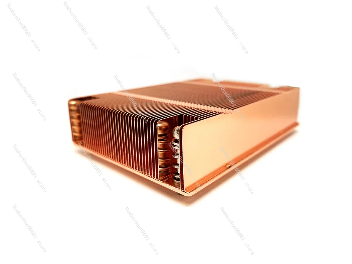 For AMD SP6 1U Pure Copper Thermostatic Plate Passive Server Heat Sink Fan A51