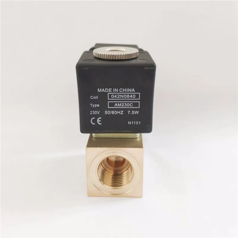 Electromagnetic Valve AM230C 042N0840 G1/4 G3/8 Two-way Three-way Electromagnetic Valve AC220V Water Valve Air Valve Coil