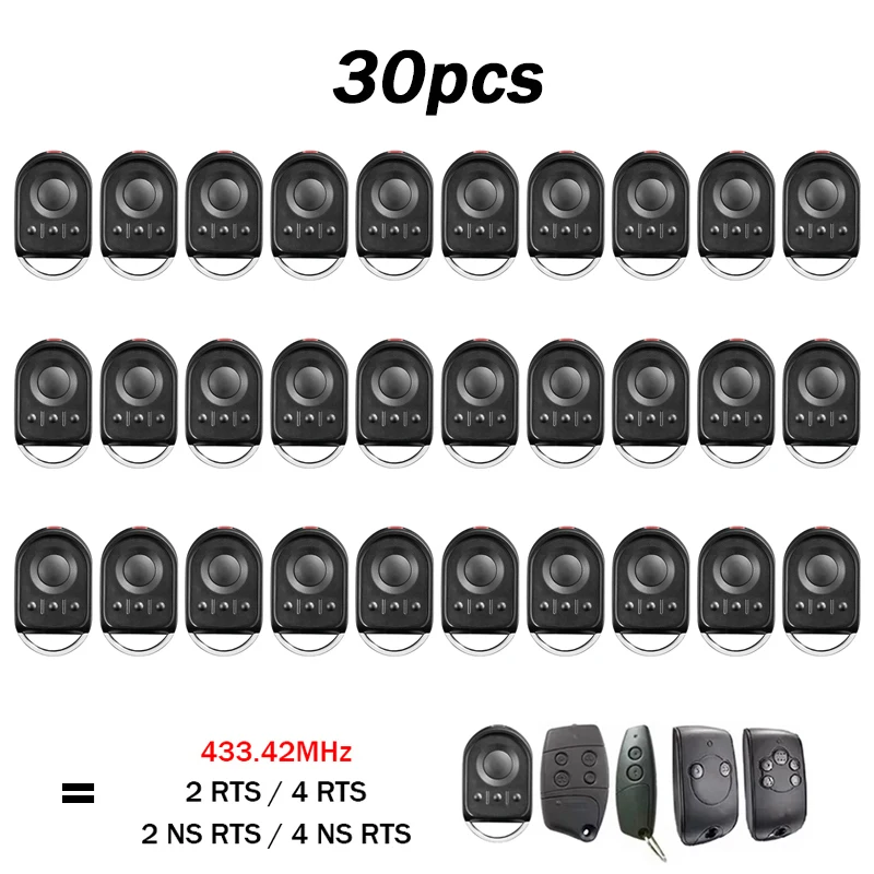 

Special Offer 30pcs New Somfy Keytis Keygo NS 2 4 RTS 2RTS 4RTS Garage Remote Control Somfy 433.42MHz Gate Remote Control
