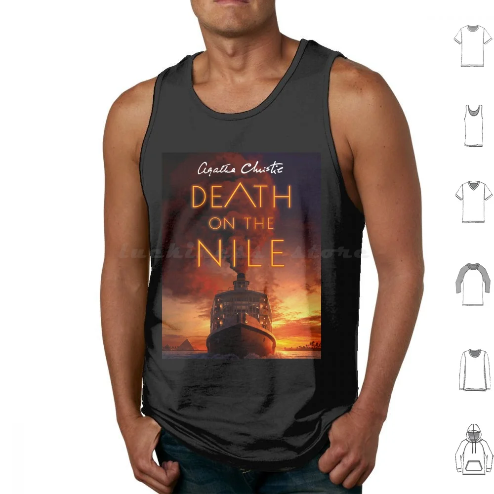 Camisetas sin mangas con estampado de la muerte en el Nilo, algodón, novela de la muerte en el Nilo, Agatha Christie, misterio, asesinato, barco, libro del Nilo, película