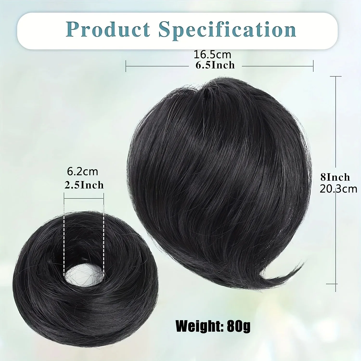 Шиньон с грязным пучком для женщин - 5 шт. взлохмаченная прическа для наращивания волос, резинки для волос с хвостиком и эластичной резинкой