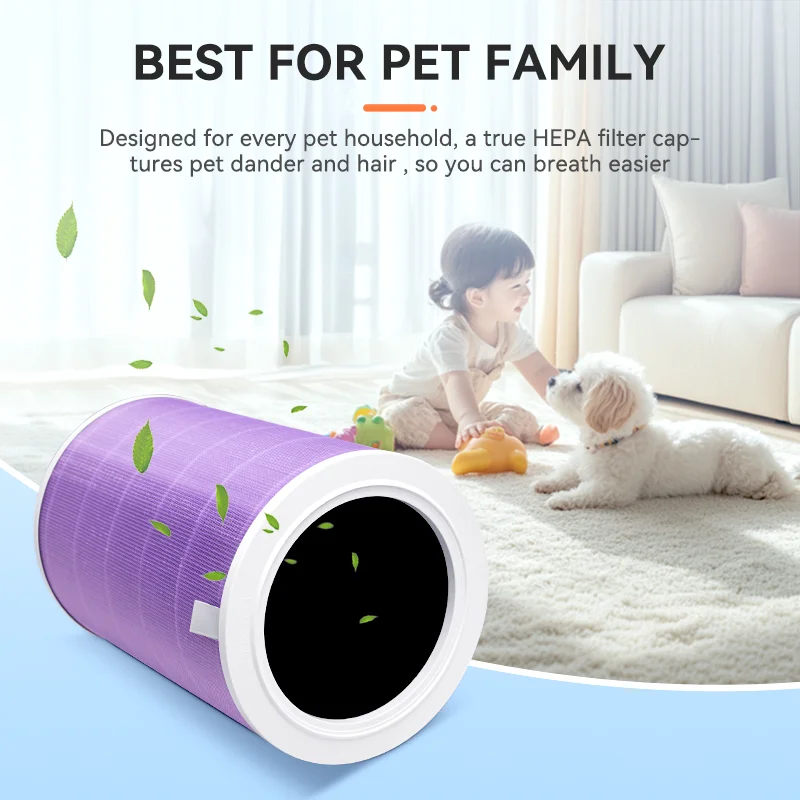 Air Purifier Filter For Xiaomi Replacement Air Purifier Mi 2/1/2S/3/ 3H/Pro Air Purifier H13 With RFID With Pre Cotton