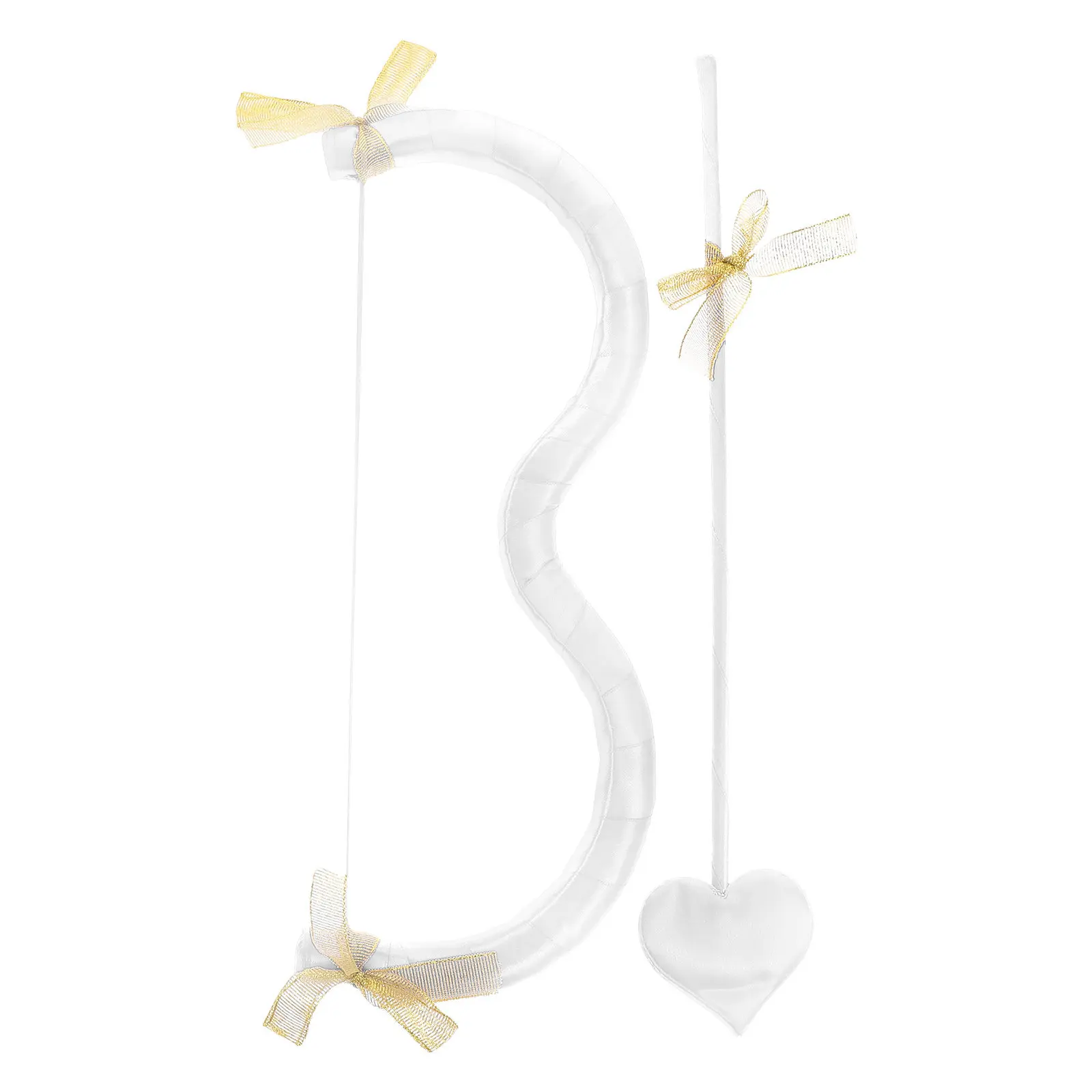 Cupid Mini Bow Arrow Prop Valentines Day Halloween Cosplay Party Costume Accessories Women Cupid Bow and Arrow