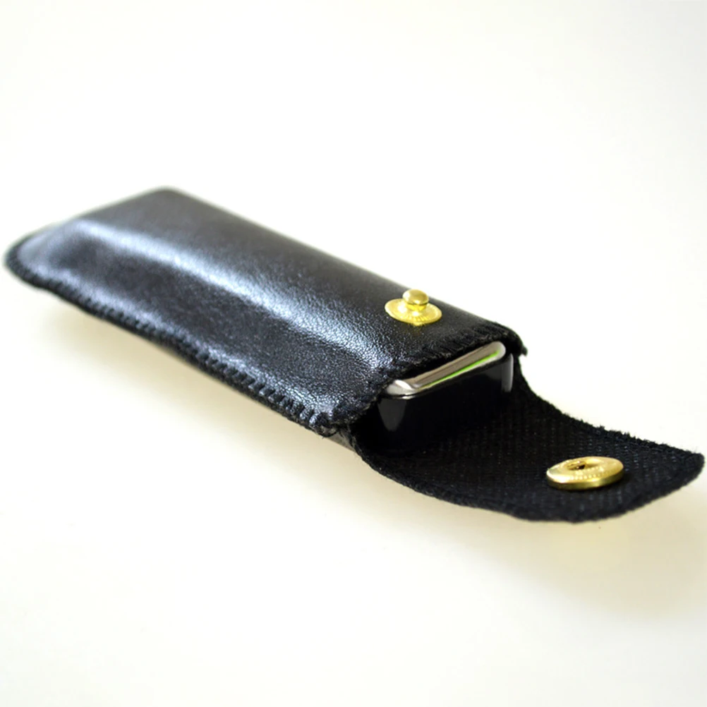 

Harmonica Case PU Portable Pouch Compact Lightweight Shockproof Dustproof Storage Bag Travel Imitation Harmonica Pouch